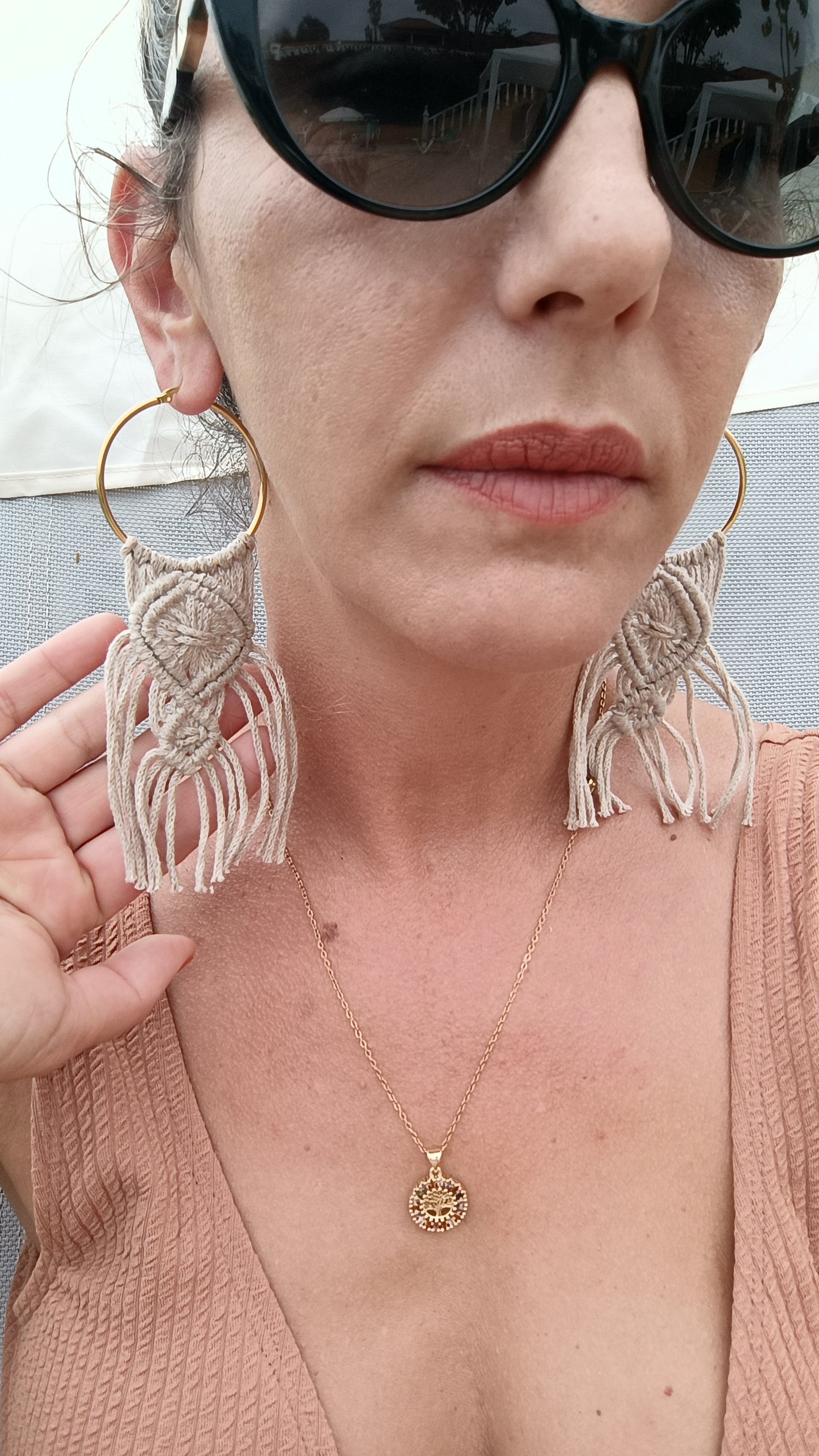 Pendientes de Macrame