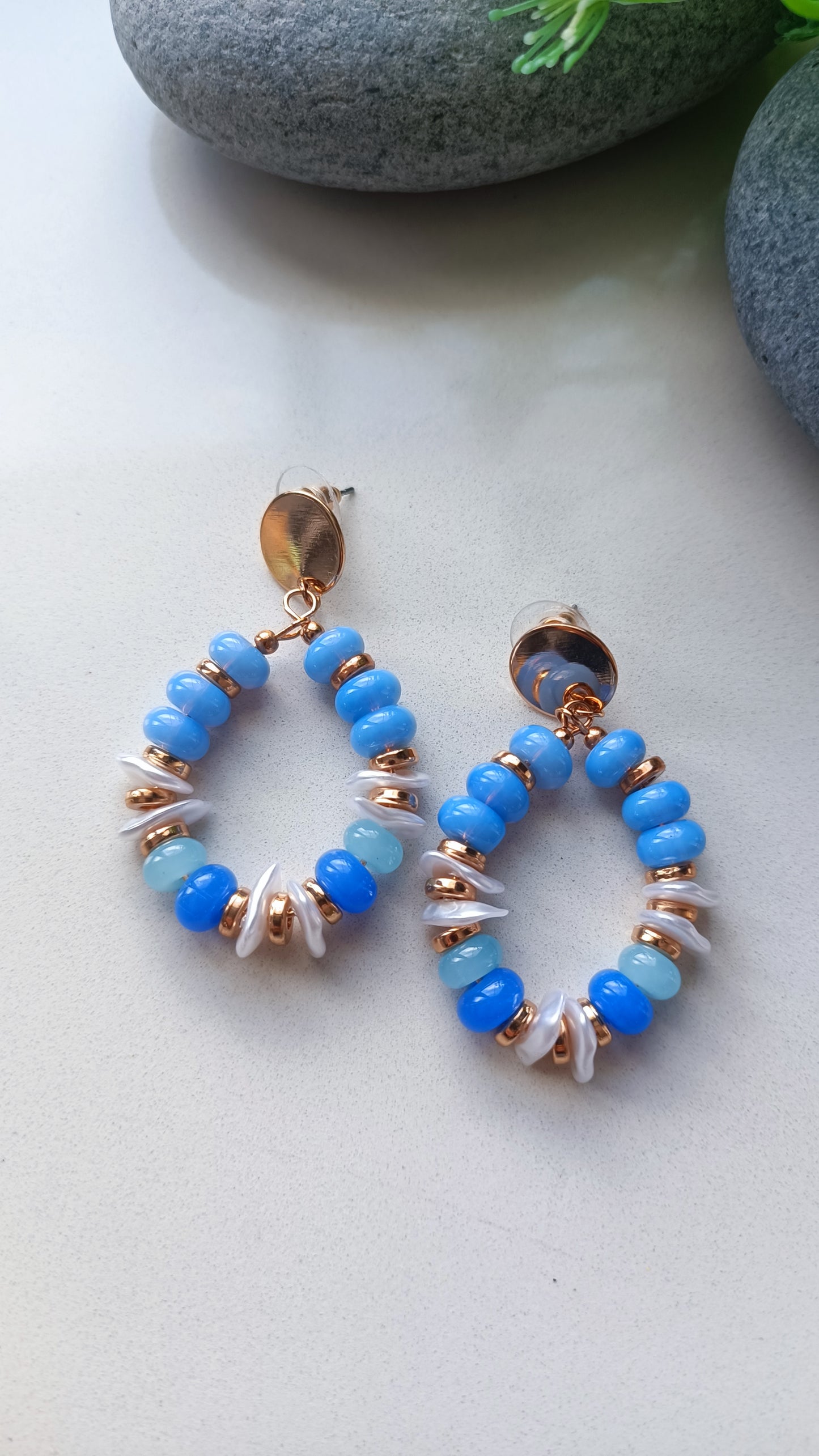 Pendientes Primavera Azul