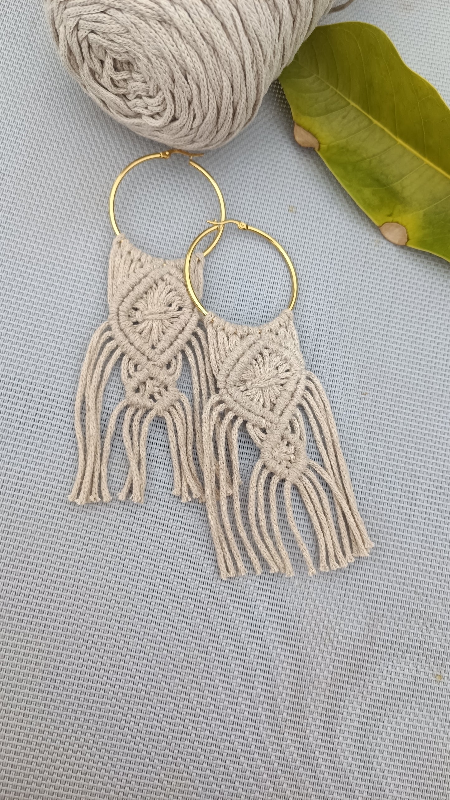 Pendientes de Macrame