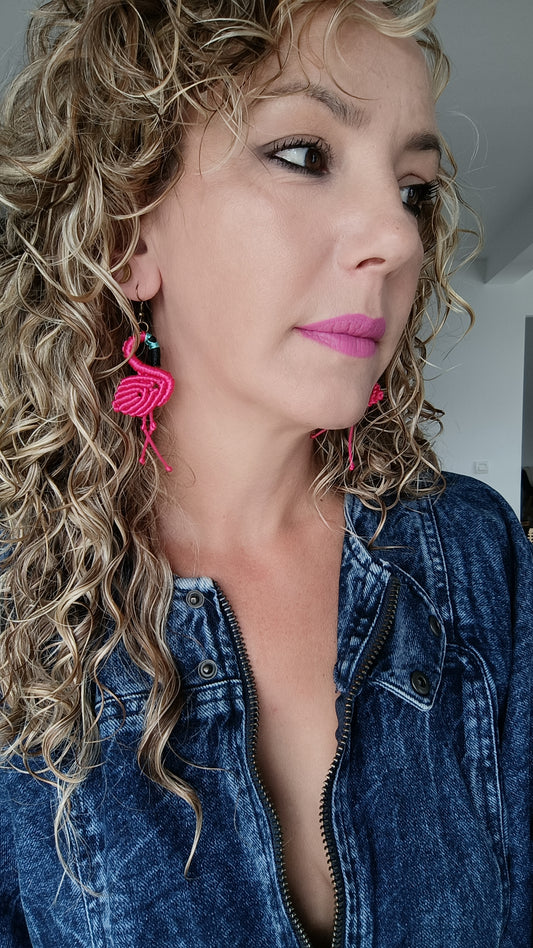 Pendientes Flamenco 🦩