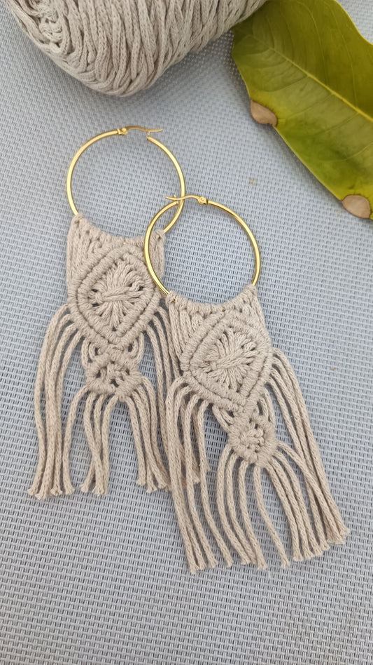 Pendientes de Macrame