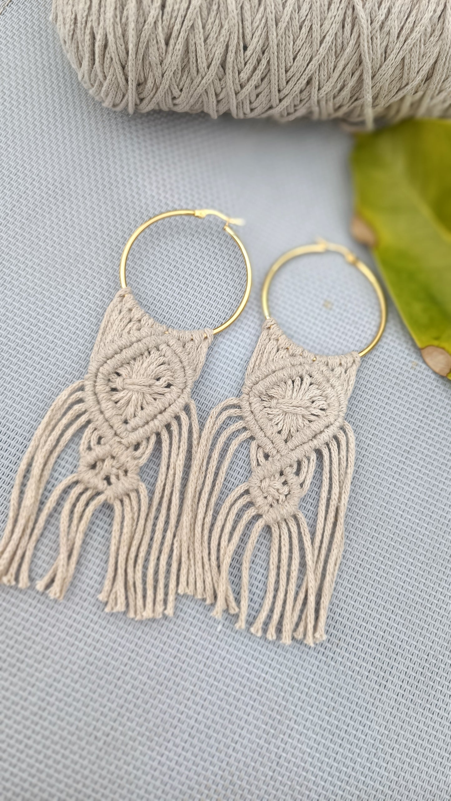 Pendientes de Macrame